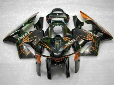 05-06 Black Orange BACARDI Honda CBR600RR Motorcycle Fairings