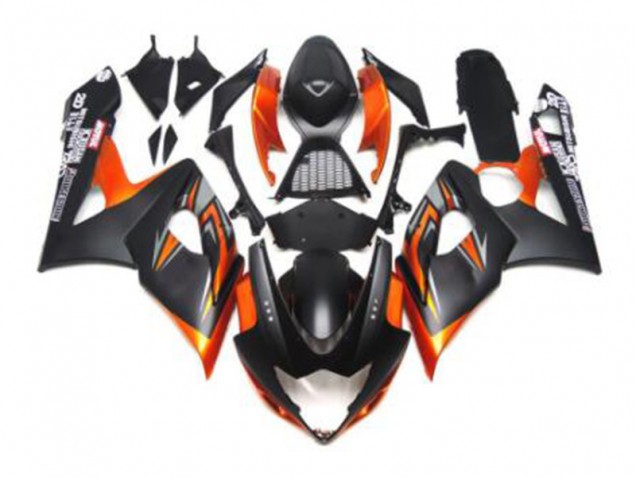 05-06 Black Orange Suzuki GSXR 1000 Motorcycle Fairings 05-06 Black Orange Suzuki GSXR 1000 Motorcycle Fairings