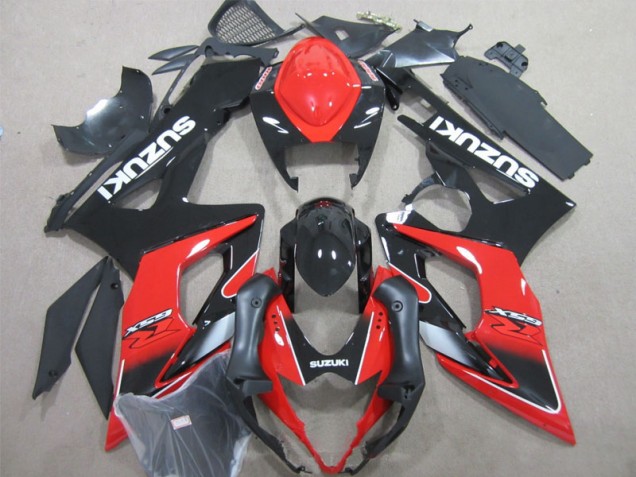 05-06 Black Red Suzuki GSXR 1000 Motorcycle Fairings 05-06 Black Red Suzuki GSXR 1000 Motorcycle Fairings