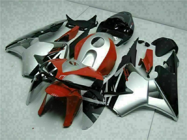 05-06 Black Silver Red Honda CBR600RR Motorcycle Fairings