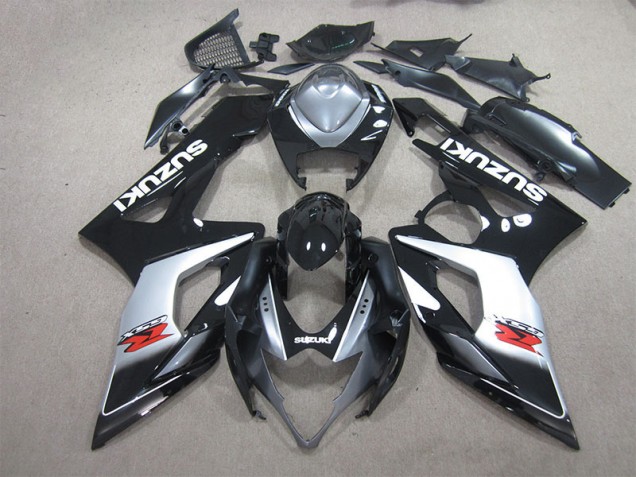 05-06 Black White Decal Suzuki GSXR 1000 Motorcycle Fairings 05-06 Black White Decal Suzuki GSXR 1000 Motorcycle Fairings