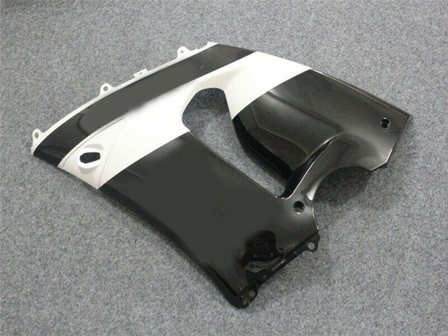 05-06 Black White Kawasaki ZX6R Motorcycle Fairing 05-06 Black White Kawasaki ZX6R Motorcycle Fairing
