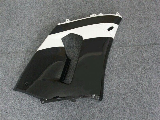 05-06 Black White Kawasaki ZX6R Motorcycle Fairing 05-06 Black White Kawasaki ZX6R Motorcycle Fairing