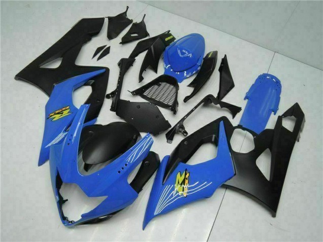 05-06 Blue Black Suzuki GSXR 1000 Motorcycle Fairing Kits
