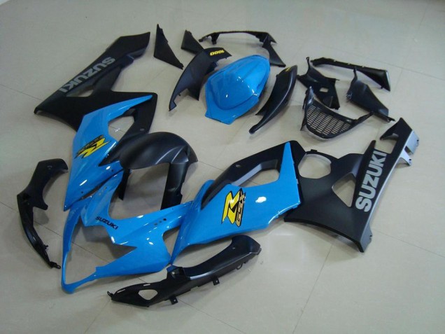 05-06 Blue and Matte Black Suzuki GSXR 1000 Motorcycle Fairings 05-06 Blue and Matte Black Suzuki GSXR 1000 Motorcycle Fairings