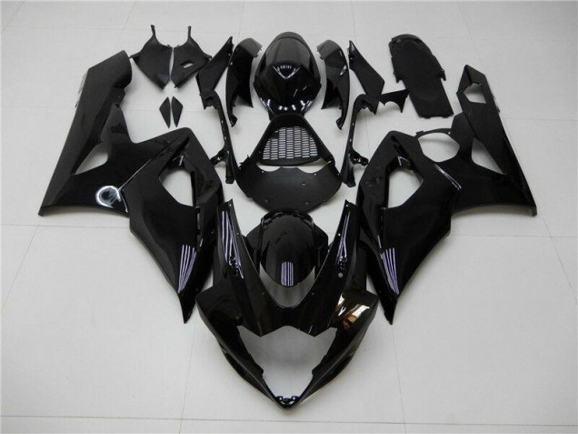 05-06 Glossy Black Suzuki GSXR 1000 Motorcycle Fairings 05-06 Glossy Black Suzuki GSXR 1000 Motorcycle Fairings