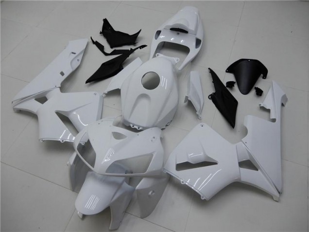 05-06 Glossy White Honda CBR600RR Motorcycle Fairings 05-06 Glossy White Honda CBR600RR Motorcycle Fairings