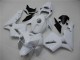 05-06 Glossy White Honda CBR600RR Motorcycle Fairings 05-06 Glossy White Honda CBR600RR Motorcycle Fairings