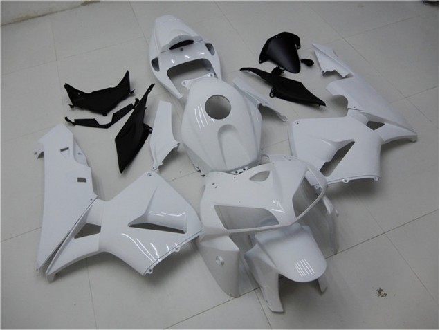 05-06 Glossy White Honda CBR600RR Motorcycle Fairings 05-06 Glossy White Honda CBR600RR Motorcycle Fairings