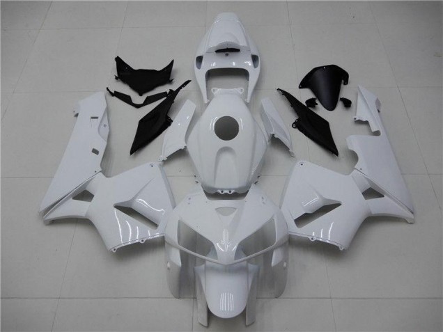 05-06 Glossy White Honda CBR600RR Motorcycle Fairings 05-06 Glossy White Honda CBR600RR Motorcycle Fairings