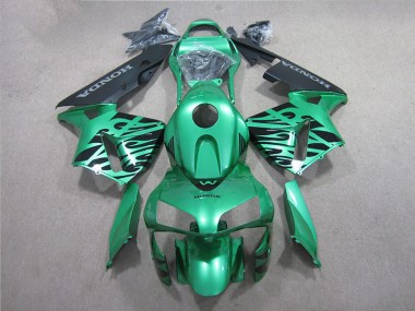 05-06 Green Black Honda CBR600RR Motorcycle Fairings