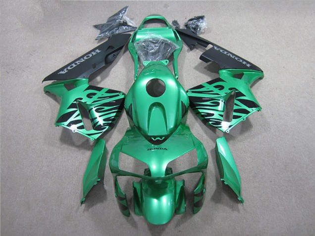 05-06 Green Black Honda CBR600RR Motorcycle Fairings