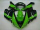 05-06 Green Black Kawasaki ZX6R Motorcycle Fairings 05-06 Green Black Kawasaki ZX6R Motorcycle Fairings