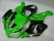 05-06 Green White Black Kawasaki ZX6R Motorcycle Fairings 05-06 Green White Black Kawasaki ZX6R Motorcycle Fairings