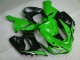 05-06 Green White Black Kawasaki ZX6R Motorcycle Fairings 05-06 Green White Black Kawasaki ZX6R Motorcycle Fairings