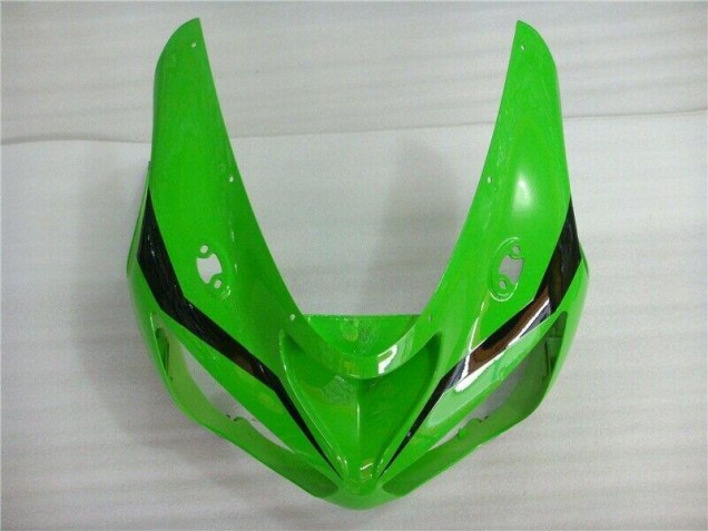 05-06 Green White Black Kawasaki ZX6R Motorcycle Fairings 05-06 Green White Black Kawasaki ZX6R Motorcycle Fairings