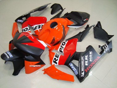 05-06 Matte Black Repsol Race Honda CBR600RR Motorcycle Fairings