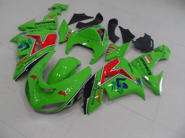 05-06 Neos Banca Kawasaki ZX6R Motorcycle Fairings 05-06 Neos Banca Kawasaki ZX6R Motorcycle Fairings