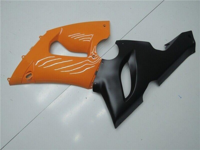 05-06 Orange Black Kawasaki ZX6R Motorcycle Fairings 05-06 Orange Black Kawasaki ZX6R Motorcycle Fairings
