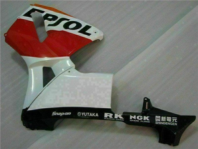 05-06 Orange Black Repsol Honda CBR600RR Motorcycle Fairing 05-06 Orange Black Repsol Honda CBR600RR Motorcycle Fairing