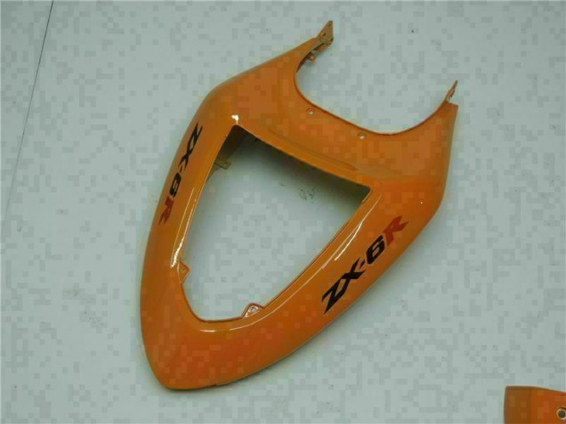 05-06 Orange Kawasaki ZX6R Motorcycle Fairings 05-06 Orange Kawasaki ZX6R Motorcycle Fairings