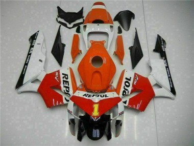 05-06 Orange Repsol Honda CBR600RR Motorcycle Fairings