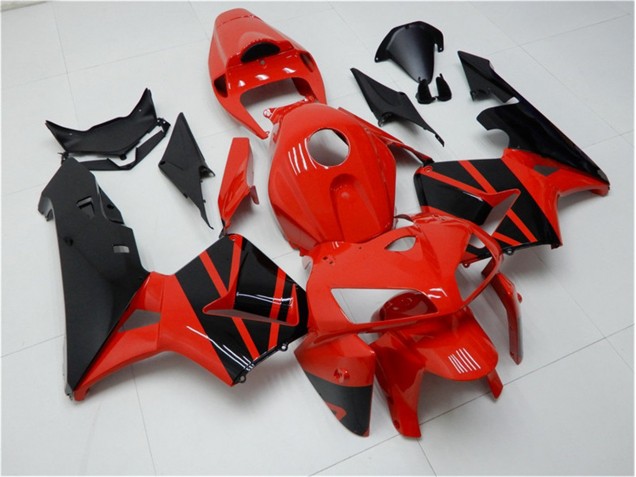 05-06 Red Black Honda CBR600RR Motorcycle Fairing Kits 05-06 Red Black Honda CBR600RR Motorcycle Fairing Kits