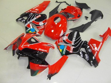 05-06 Red Black Jomo Honda CBR600RR Motorcycle Fairings