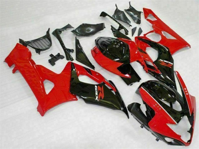 05-06 Red Black Suzuki GSXR 1000 Motorcycle Bodywork 05-06 Red Black Suzuki GSXR 1000 Motorcycle Bodywork