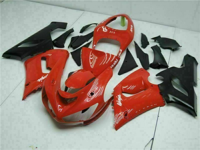 05-06 Red Kawasaki ZX6R Motorcycle Fairing 05-06 Red Kawasaki ZX6R Motorcycle Fairing