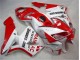 05-06 Red White Honda CBR600RR Motorcycle Fairing Kits
