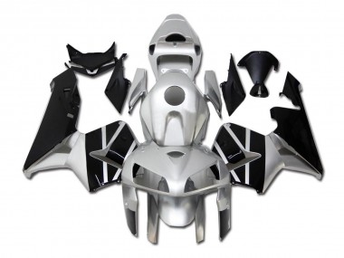 05-06 Silver Black Honda CBR600RR Motorcycle Fairings