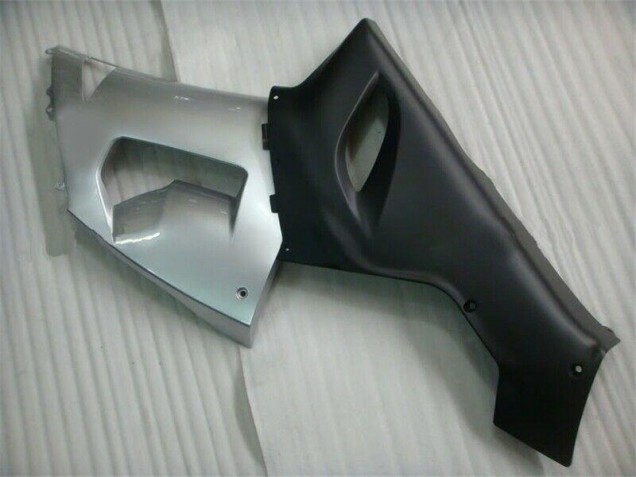 05-06 Silver Black Kawasaki ZX6R Motorcycle Fairings 05-06 Silver Black Kawasaki ZX6R Motorcycle Fairings