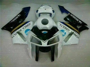 05-06 White Black Honda CBR600RR Motorcycle Fairings