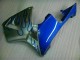 05-06 White Blue Flame Honda CBR600RR Motorcycle Fairings 05-06 White Blue Flame Honda CBR600RR Motorcycle Fairings