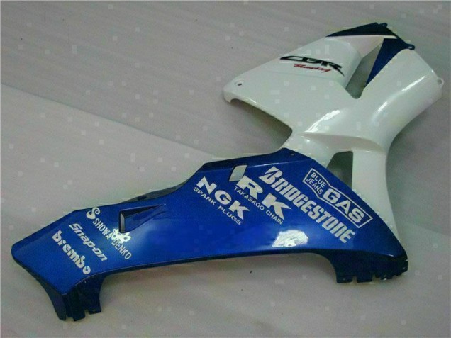 05-06 White Blue Honda CBR600RR Motorcycle Fairings