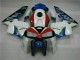 05-06 White Blue Honda CBR600RR Motorcycle Fairings
