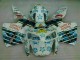 05-06 White Blue Nastro Azzurro 46 Honda CBR600RR Motorcycle Fairing