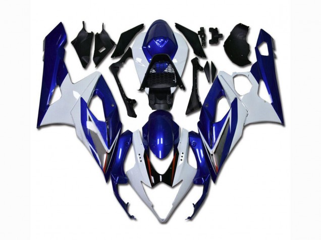05-06 White Blue Suzuki GSXR 1000 Motorcycle Bodywork 05-06 White Blue Suzuki GSXR 1000 Motorcycle Bodywork