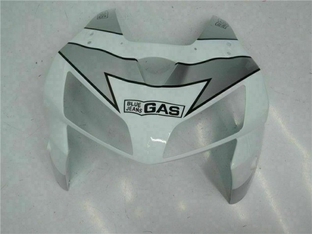 05-06 White Honda CBR600RR Aftermarket Motorcycle Fairing 05-06 White Honda CBR600RR Aftermarket Motorcycle Fairing