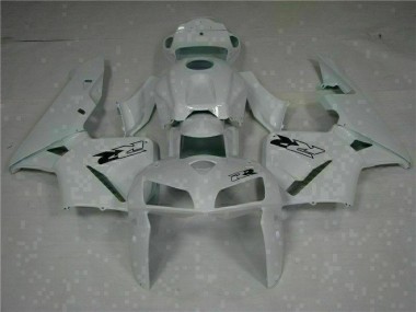 05-06 White Honda CBR600RR Motorcycle Fairing