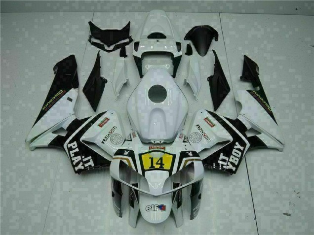 05-06 White Playboy 14 Honda CBR600RR Motorcycle Fairings