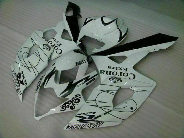 05-06 White Suzuki GSXR 1000 Motorcycle Bodywork 05-06 White Suzuki GSXR 1000 Motorcycle Bodywork