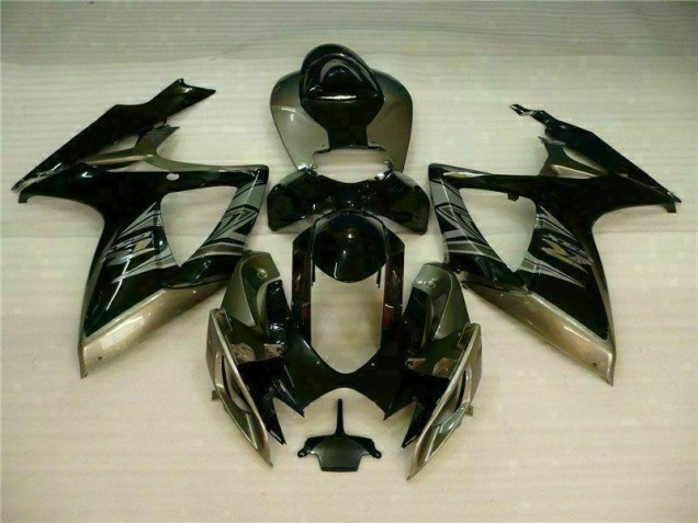 06-07 Black Grey Suzuki GSXR 600/750 Motorcycle Fairing 06-07 Black Grey Suzuki GSXR 600/750 Motorcycle Fairing