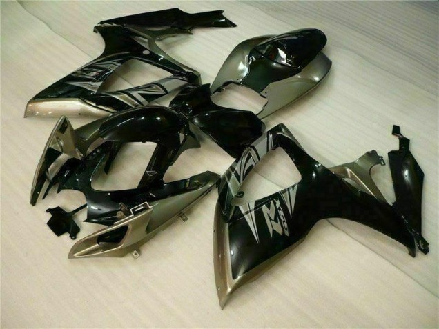 06-07 Black Grey Suzuki GSXR 600/750 Motorcycle Fairings 06-07 Black Grey Suzuki GSXR 600/750 Motorcycle Fairings