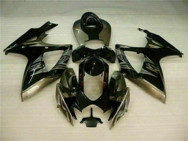 06-07 Black Grey Suzuki GSXR 600/750 Motorcycle Fairings 06-07 Black Grey Suzuki GSXR 600/750 Motorcycle Fairings