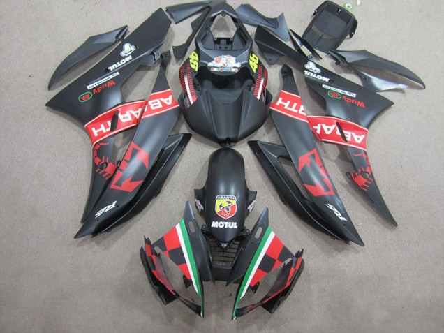 06-07 Black Motul 46 Yamaha YZF R6 Motorcycle Fairings 06-07 Black Motul 46 Yamaha YZF R6 Motorcycle Fairings