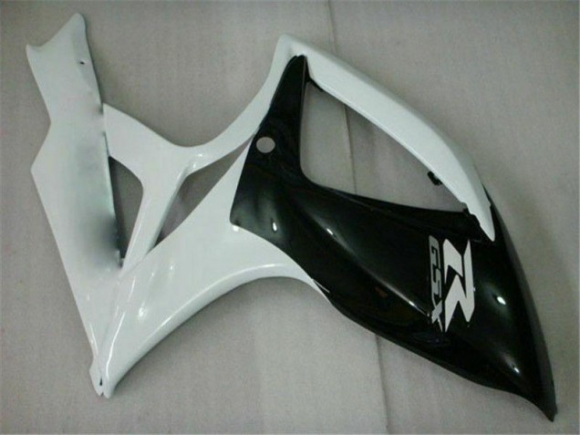 06-07 Black White Suzuki GSXR 600/750 Motorcycle Fairings 06-07 Black White Suzuki GSXR 600/750 Motorcycle Fairings