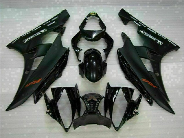 06-07 Black Yamaha YZF R6 Full Motorcycle Fairing Kits 06-07 Black Yamaha YZF R6 Full Motorcycle Fairing Kits