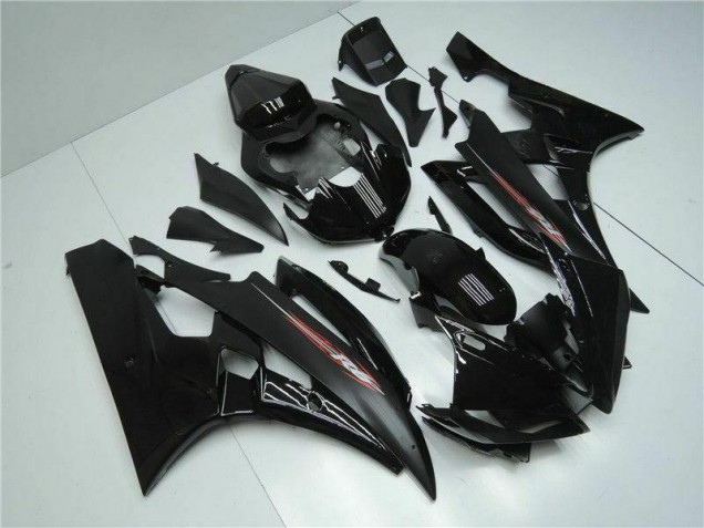 06-07 Black Yamaha YZF R6 Motorcycle Fairing & Bodywork 06-07 Black Yamaha YZF R6 Motorcycle Fairing & Bodywork